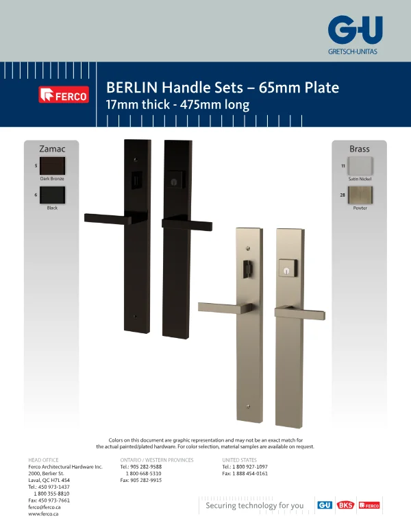 Ferco Berlin Handle